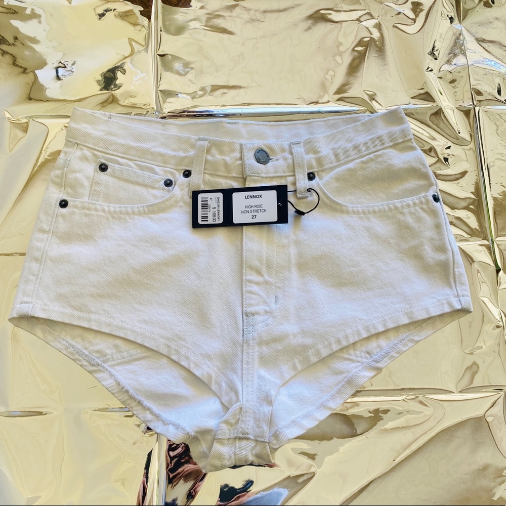 LF CARMAR White denim short NWT - Picture 8 of 8